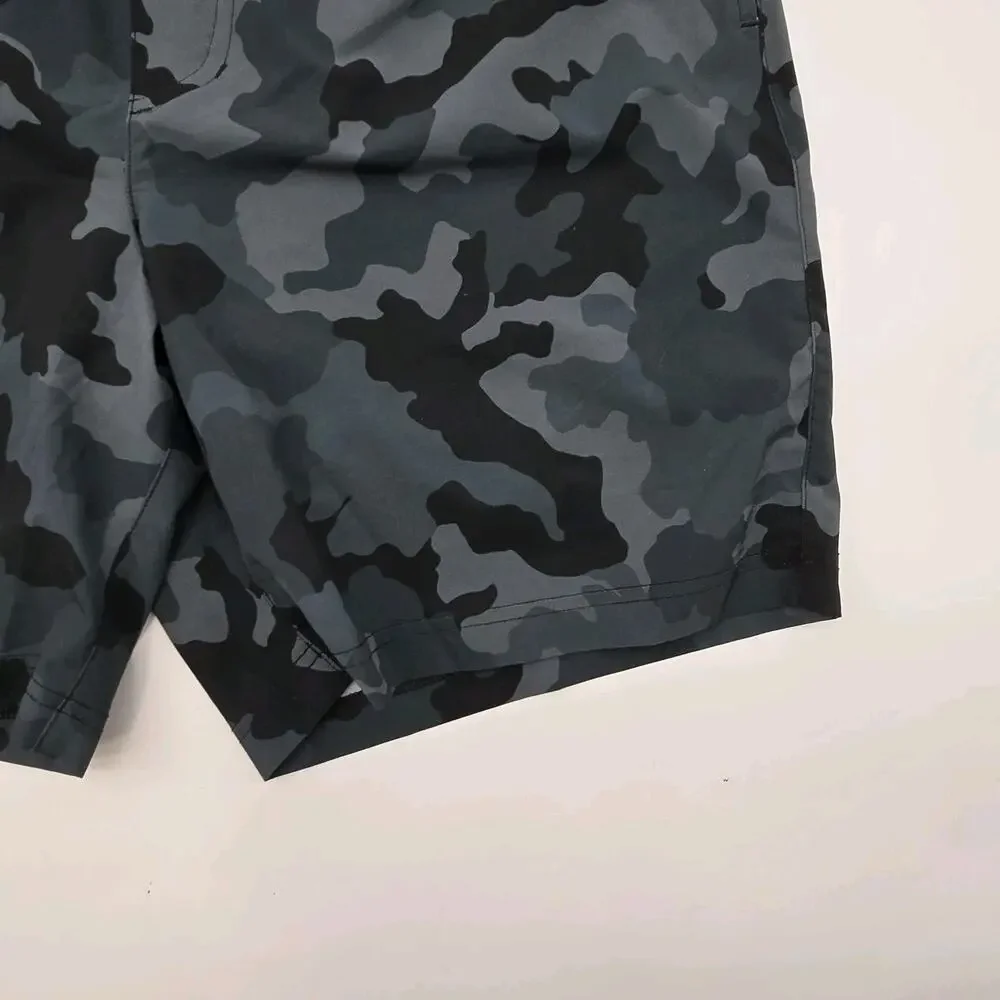 Chubbies Shorts Mens Black Camo Boxer Lined Athlounger Neon Glows